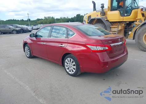 2015 Nissan Sentra Sv из США, поврежденный, VIN 3N1AB7AP9FY350425